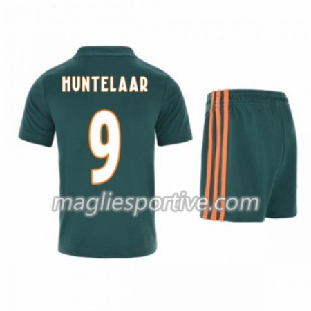 Completo Calcio Ajax Amsterdam Klaas-Jan Huntelaar 9 Bambino Divisa Trasferta 2019/2020